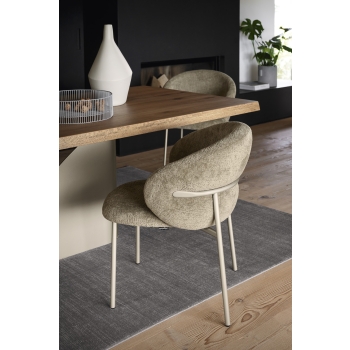 Oleandro CS2222 metal armchair by Calligaris