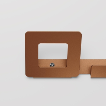 Hang wall-mounted coat rack by Pezzani in painted steel