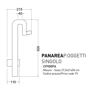 Cipì Panarea CP900PA object holder