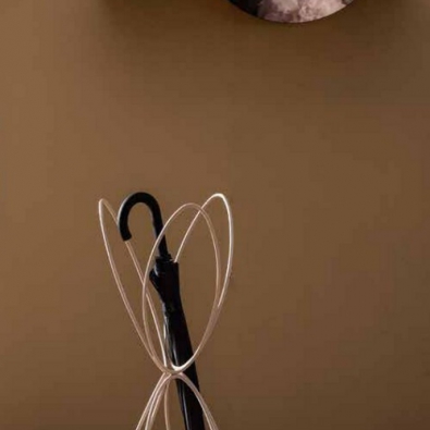 Vanity lacquered metal umbrella stand by Tonin Casa