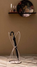 Vanity lacquered metal umbrella stand by Tonin Casa