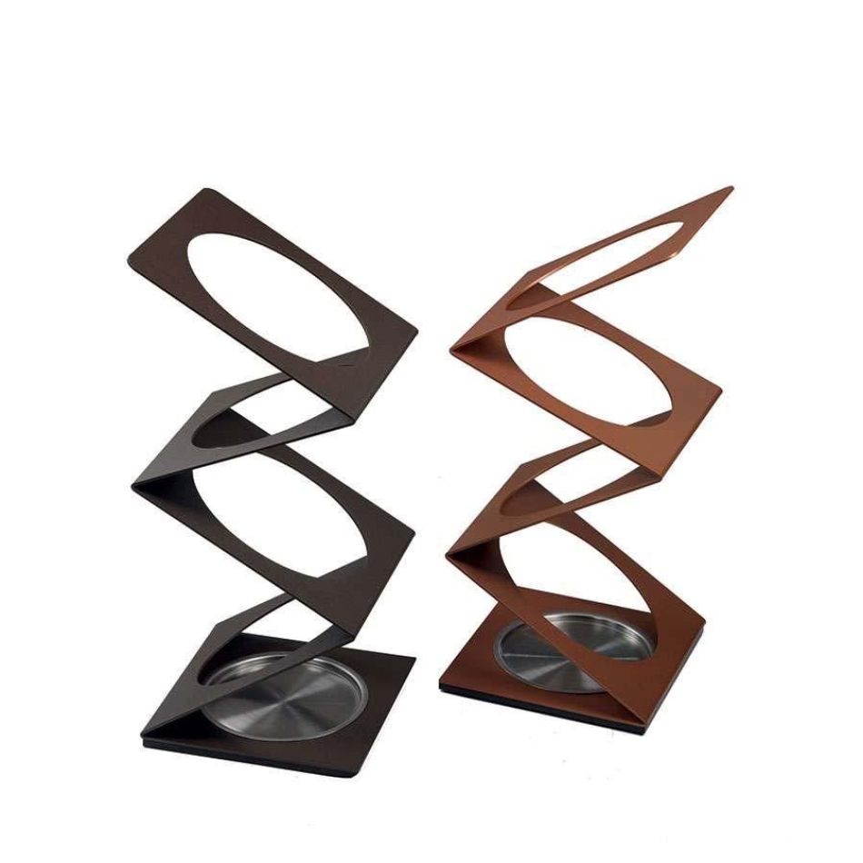 Molla umbrella stand by Pezzani in colored sandblasted painted steel