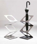 Molla umbrella stand by Pezzani in colored sablé varnished steel