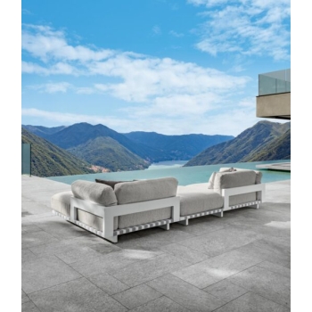 Argo Alu pouf by Talenti