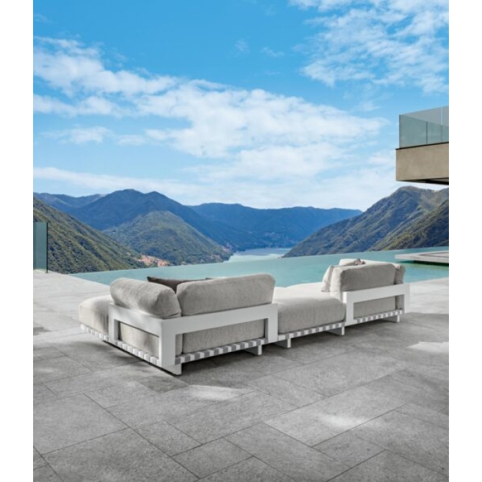 Argo Alu pouf by Talenti