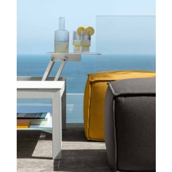 Pouf by Talenti from the Ocean line for elegant and modern outdoor use