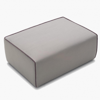 Will rectangular or square pouf in fabric or eco-leather