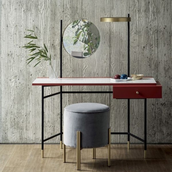 Puffoso Bontempi high pouf in steel