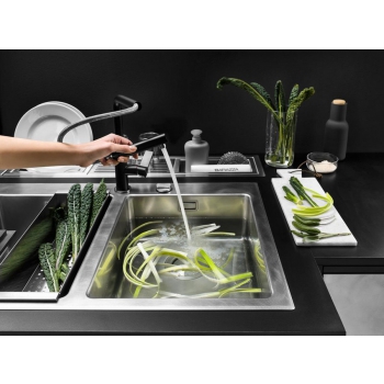 Spring mixer tap 1RUBMSGC by Barazza