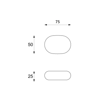 Sasso small Coffee table by Stones