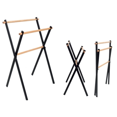 Ladder Towel holder Mit Compasso CP914CO / MIT by Cipì in wood and resealable metal
