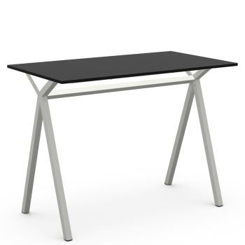 Dama desk with metal structure by Midj