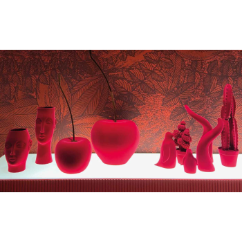 Cherry Floor Velvet Sculpture by Adriani&Rossi