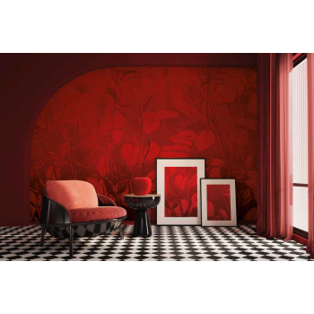Cherry Floor Velvet Sculpture by Adriani&Rossi