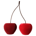 Cherry Floor Velvet Sculpture by Adriani&Rossi