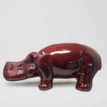 Hippo sculpture by Adriani&Rossi