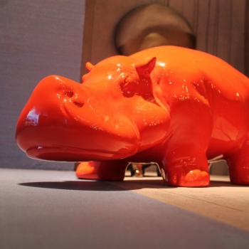 Hippo sculpture by Adriani&Rossi