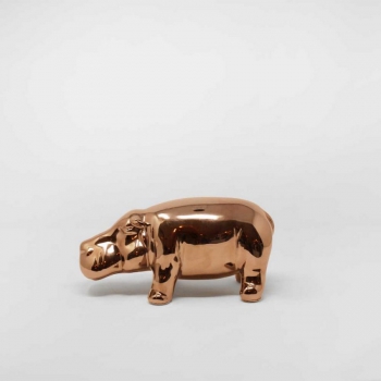 Hippo mini sculpture by Adriani & Rossi