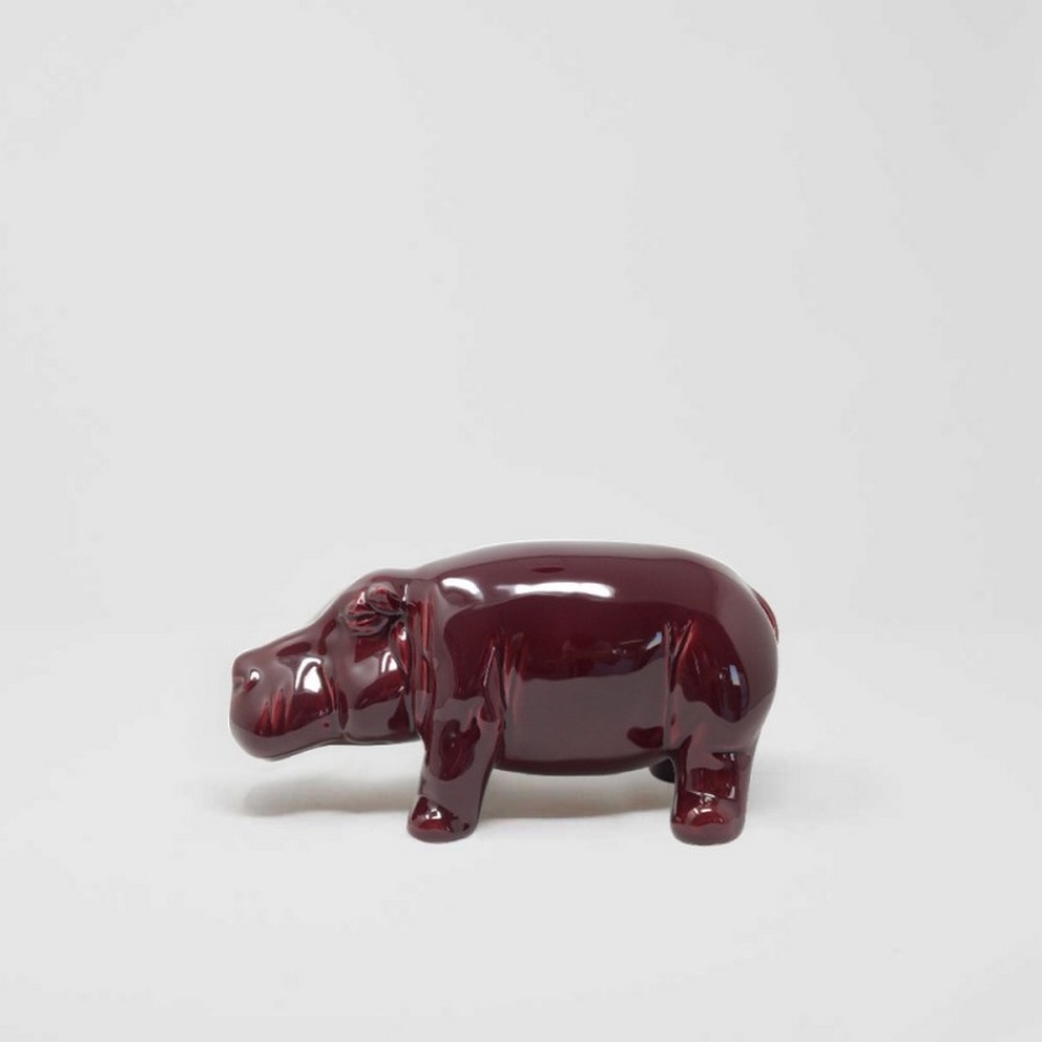 Hippo mini sculpture by Adriani & Rossi