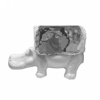 Hippo Wagon sculpture by Adriani & Rossi