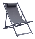 Greenwood Anthracite Beach Chair