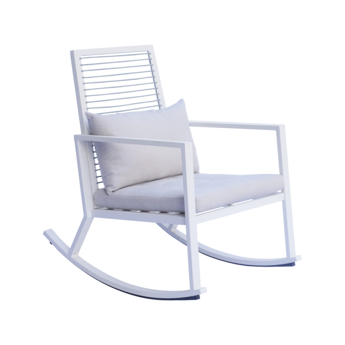 Greenwood White Rocking Chair