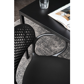 Abby perforated chair by Connubia