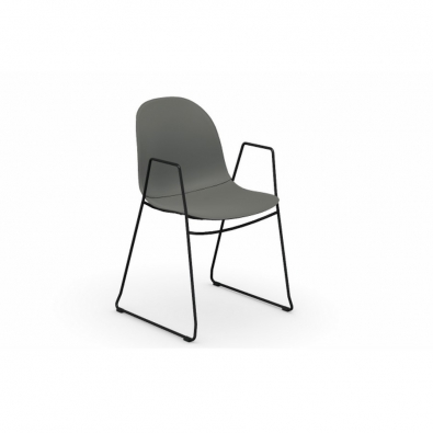 Academy CB1697-N chair by Connubia with armrests