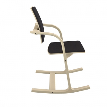 Actulum chair with Natur structure and Varier Black seat ready for delivery