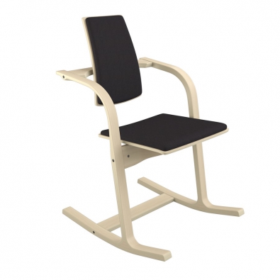 Actulum chair with Natur structure and Varier Black seat ready for delivery