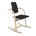Actulum chair with Natur structure and Varier black seat in Prompt Delivery