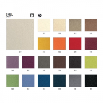 Alfa chair by Olivo & Groppo with wheels