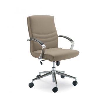 Alfa chair by Olivo & Groppo with wheels