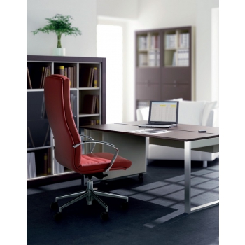 Alfa chair by Olivo & Groppo with wheels