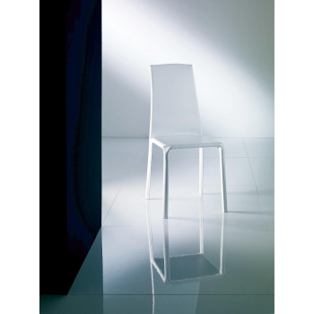 Alice chair by Bontempi in steel completely covered in padded leather