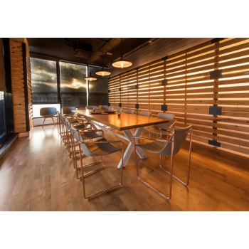 Apelle chair by Midj with leather seat
