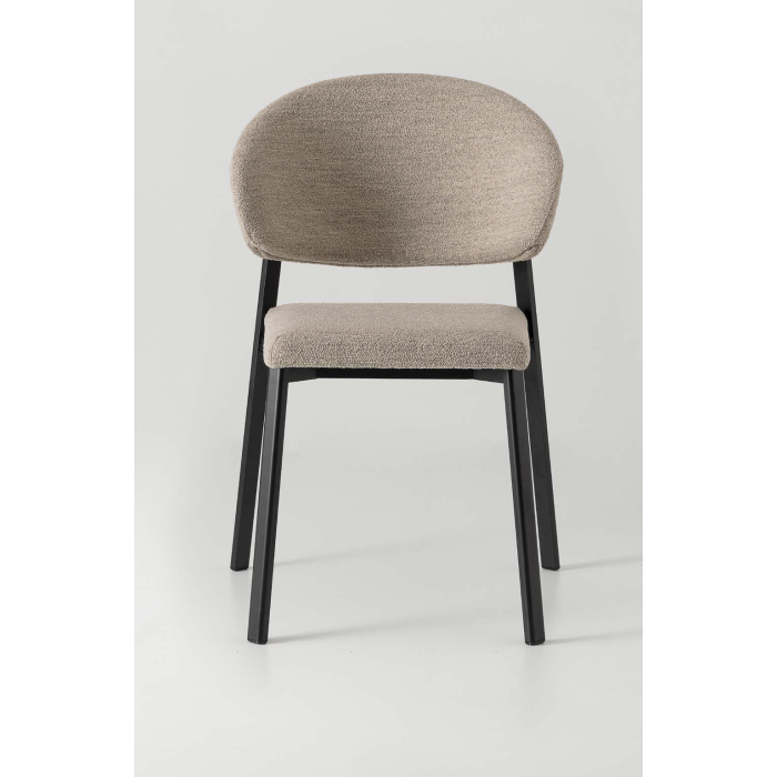 Beba Curvy Upholstered Chair by Point House
