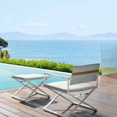 Riviera lounge director's chair by Talenti