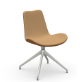 Dalia S X47 TS chair with trestle leg and padded seat by Midj