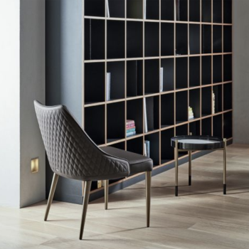 Clara chair and armchair by Bontempi