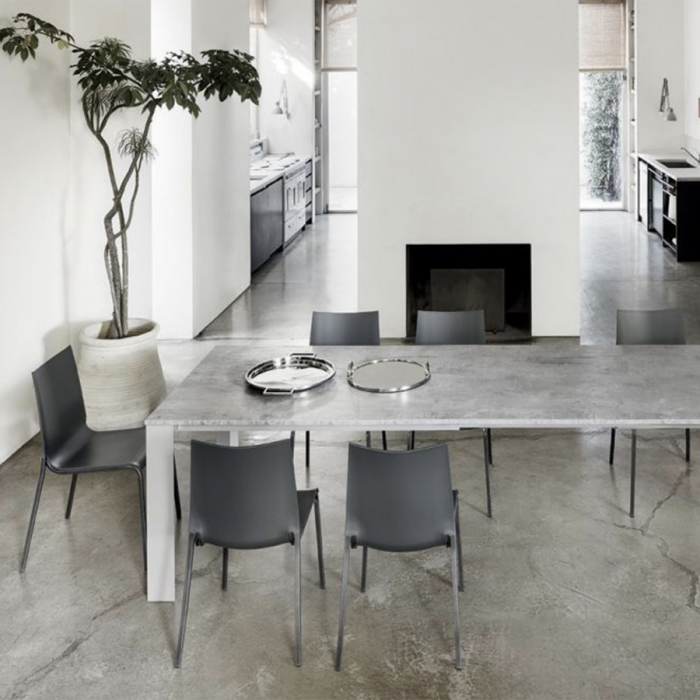 Eva Bontempi chair in polypropylene for outdoor and indoor use 