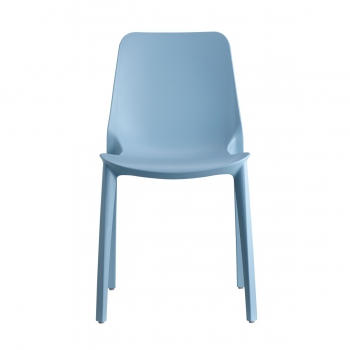 Ginevra Go Green chair in recycled technopolymer without Scab armrests