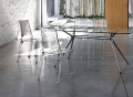 Glenda chair in polycarbonate for indoor / outdoor Scab design
