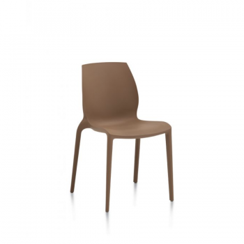 Hidra chair in polypropylene or upholstered