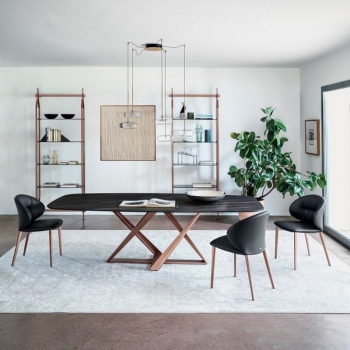 Drop padded chair Bontempi Casa