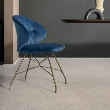 Drop padded chair Bontempi Casa