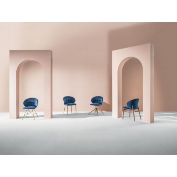 Drop padded chair Bontempi Casa