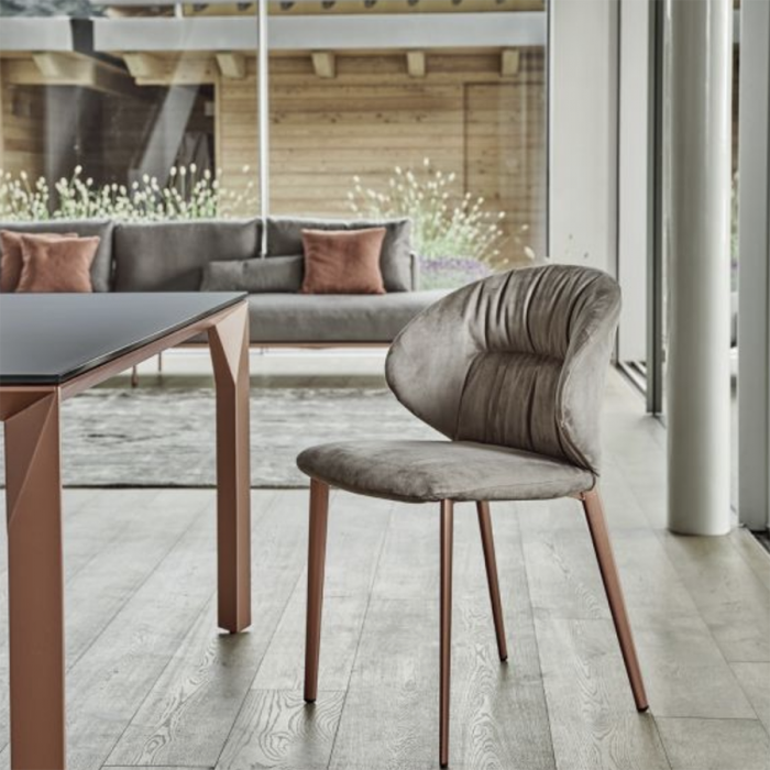 Drop padded chair Bontempi Casa