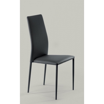 upholstered chair, upholstered in faux leather Renee Ingenia Bontempi