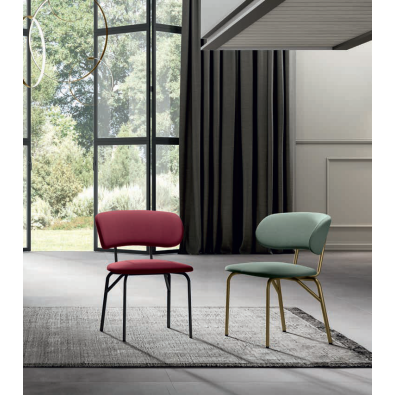 Futura upholstered chair by Zamagna